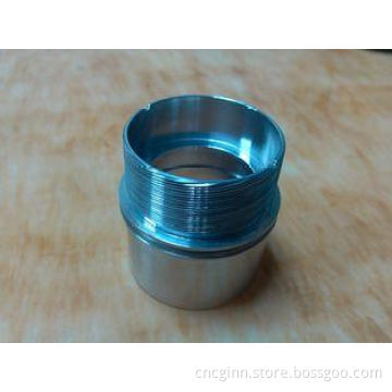 Anodized Aluminium CNC Precision Turning Multiple Thread Pr
